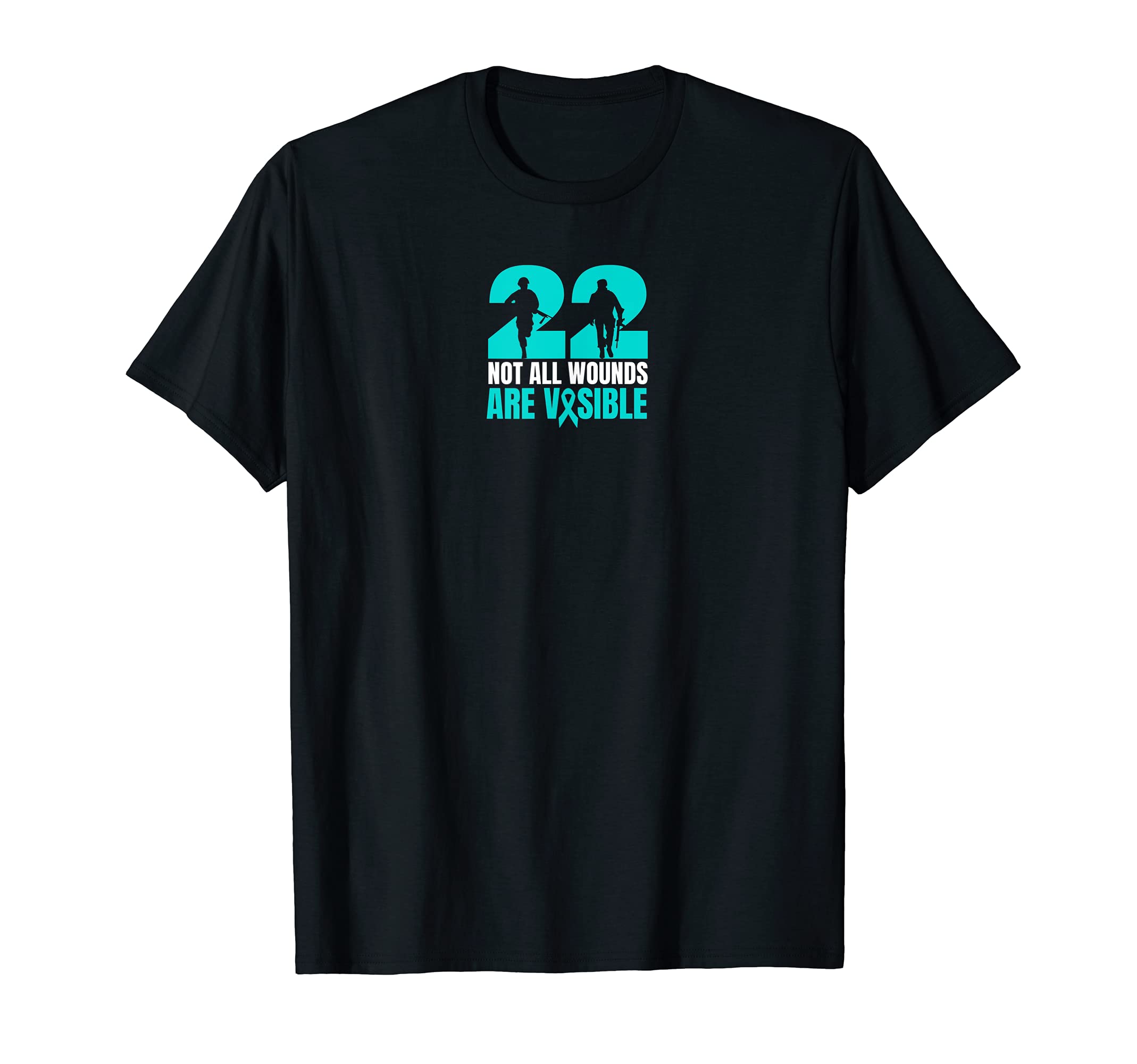 Ptsd Awareness Month 22 Support Veterans T-Shirt - Minimalist Print Unisex - T-Shirt, Sweatshirt, Hoodie
