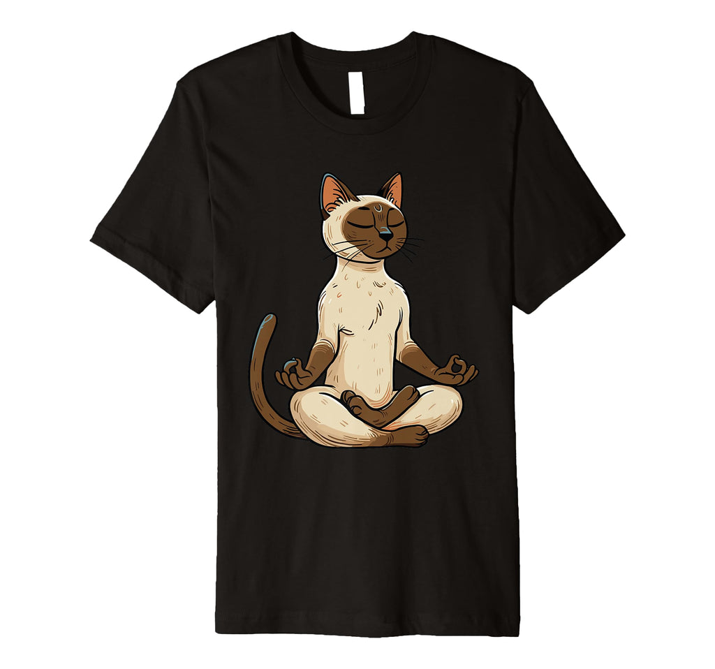 Meditation Siamese Yoga Pose T-Shirt - Fun Novelty Design for Adults - T-Shirt, Sweatshirt, Hoodie