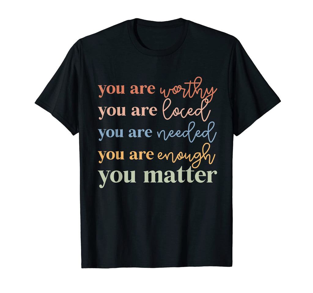 You Matter Kindness Counselor Groovy T-Shirt - Aesthetic Graphic Unisex - T-Shirt, Sweatshirt, Hoodie