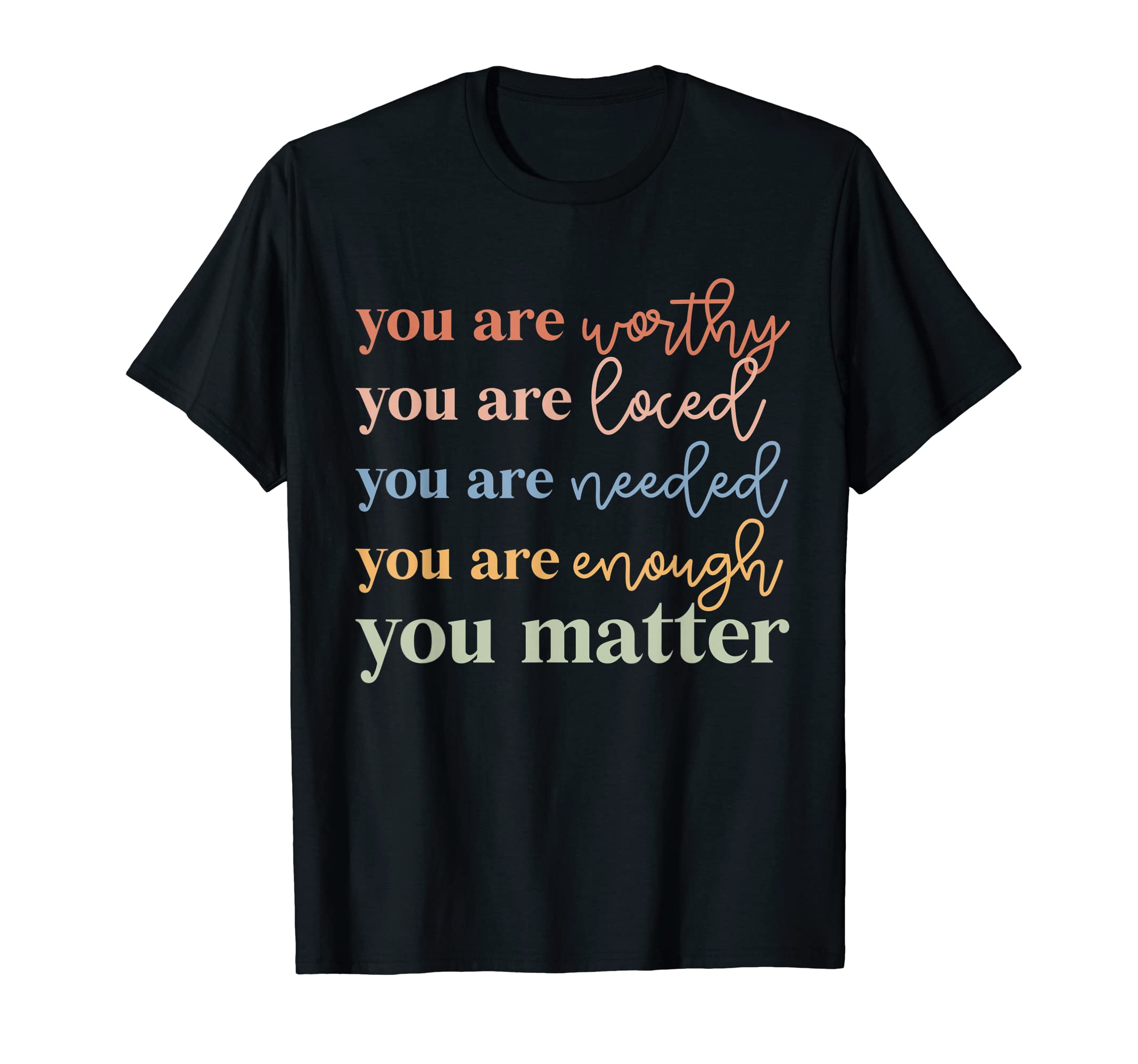 You Matter Kindness Counselor Groovy T-Shirt - Aesthetic Graphic Unisex - T-Shirt, Sweatshirt, Hoodie