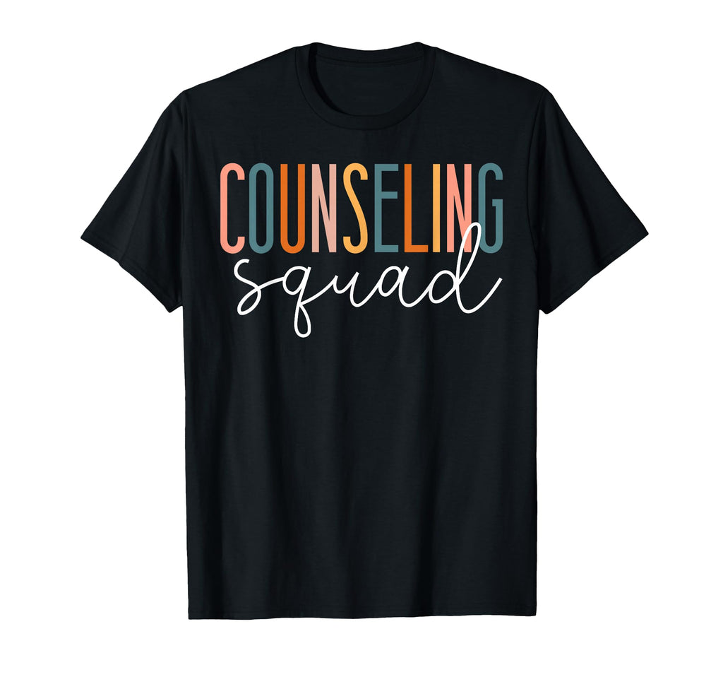School Counselor Counseling Squad T-Shirt - Trendy Graphic for Adults - T-Shirt, Sweatshirt, Hoodie