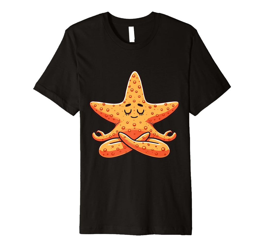 Meditation Starfish Yoga Pose T-Shirt - Streetwear Style Men Women - T-Shirt, Sweatshirt, Hoodie