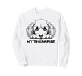Funny Dog Owner Therapy Dog Lover Sweatshirt - Custom Art Print Men Women - T-Shirt, Sweatshirt, Hoodie