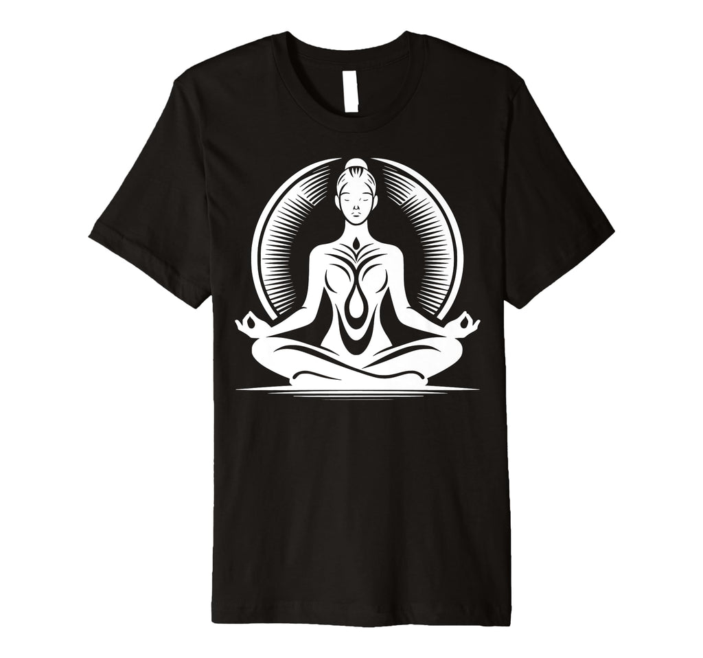 Elegant Meditative Figure Adults T-Shirt - Novelty Apparel for Adults - T-Shirt, Sweatshirt, Hoodie