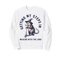 Getting My Steps Walking Lord Opossum Sweatshirt - Unique Graphic Unisex - T-Shirt, Sweatshirt, Hoodie