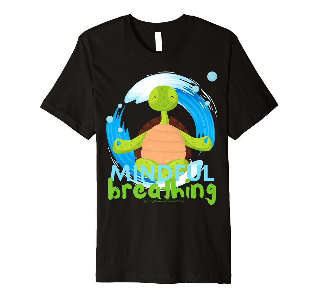 Zen Meditating Sea Turtle Loves T-Shirt - Trendy Graphic for Adults - T-Shirt, Sweatshirt, Hoodie