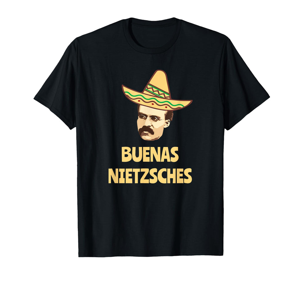 Nietzsche Buenas Nietschez Literature Gift T-Shirt - Trendy Graphic Unisex - T-Shirt, Sweatshirt, Hoodie