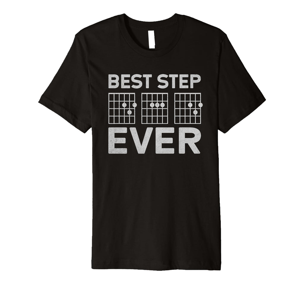 Best Step Dad Ever Guitar Chords T-Shirt - Minimalist Print for Adults - T-Shirt, Sweatshirt, Hoodie