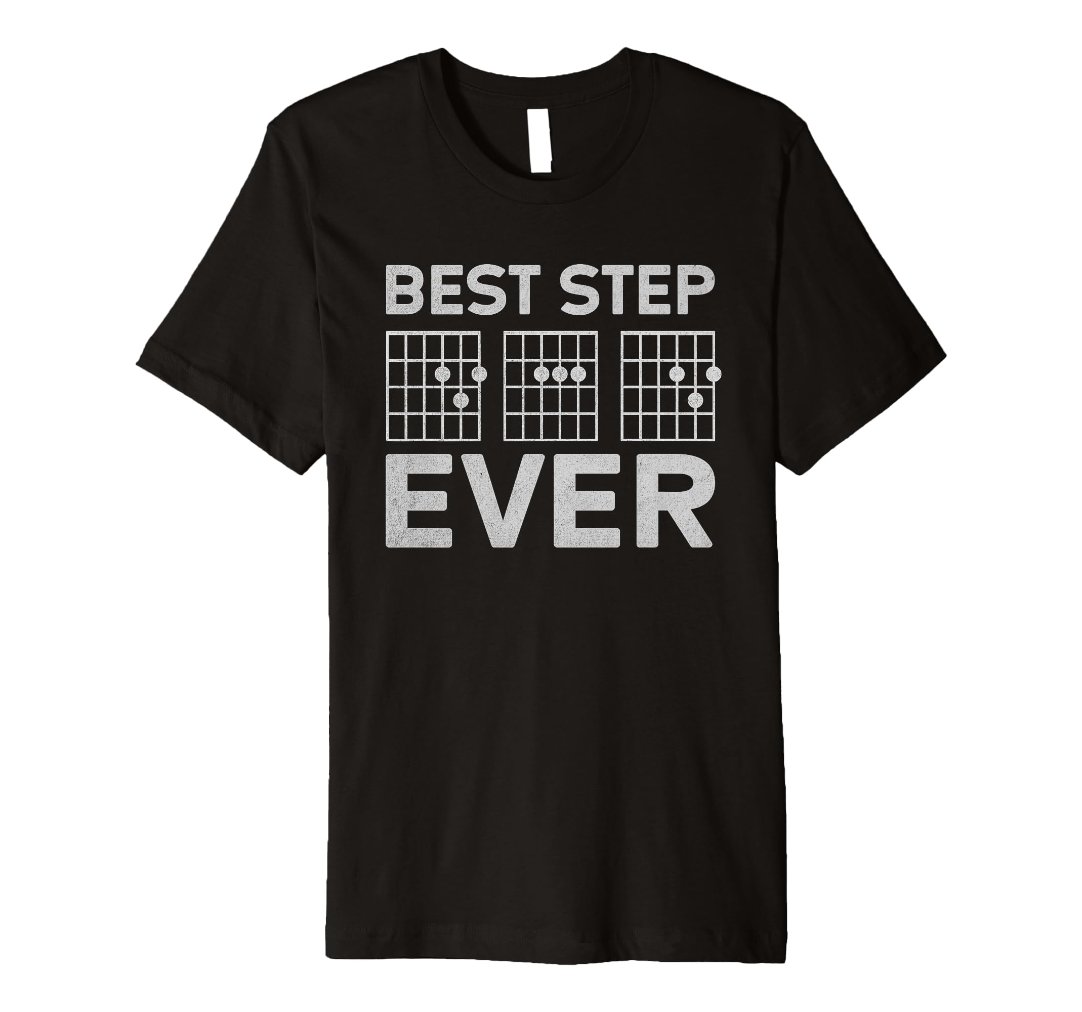 Best Step Dad Ever Guitar Chords T-Shirt - Minimalist Print for Adults - T-Shirt, Sweatshirt, Hoodie