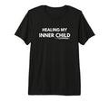 Cant Talk Healing My Inner Child Tri T-Shirt - Custom Art Print Unisex - T-Shirt, Sweatshirt, Hoodie
