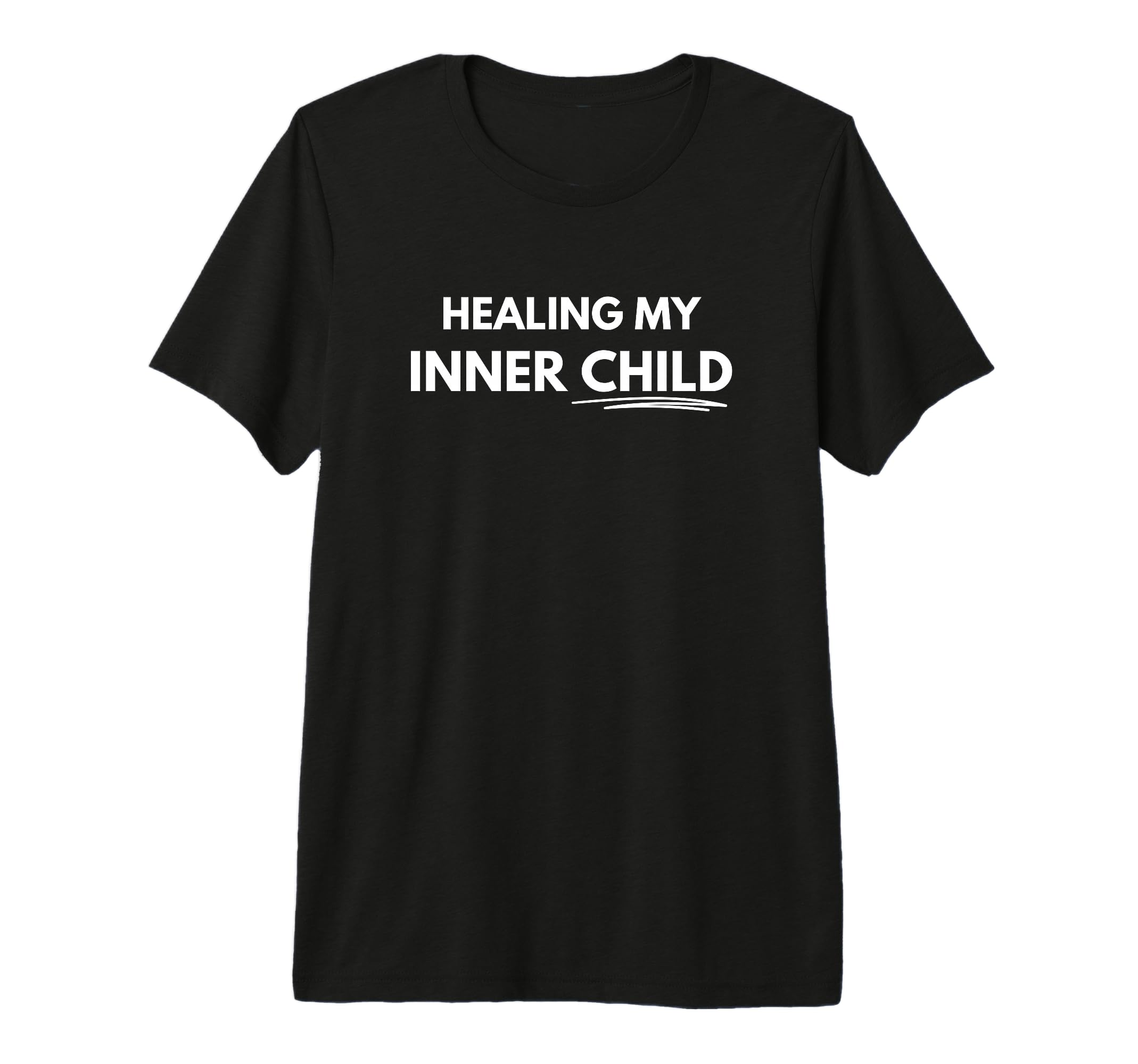 Cant Talk Healing My Inner Child Tri T-Shirt - Custom Art Print Unisex - T-Shirt, Sweatshirt, Hoodie