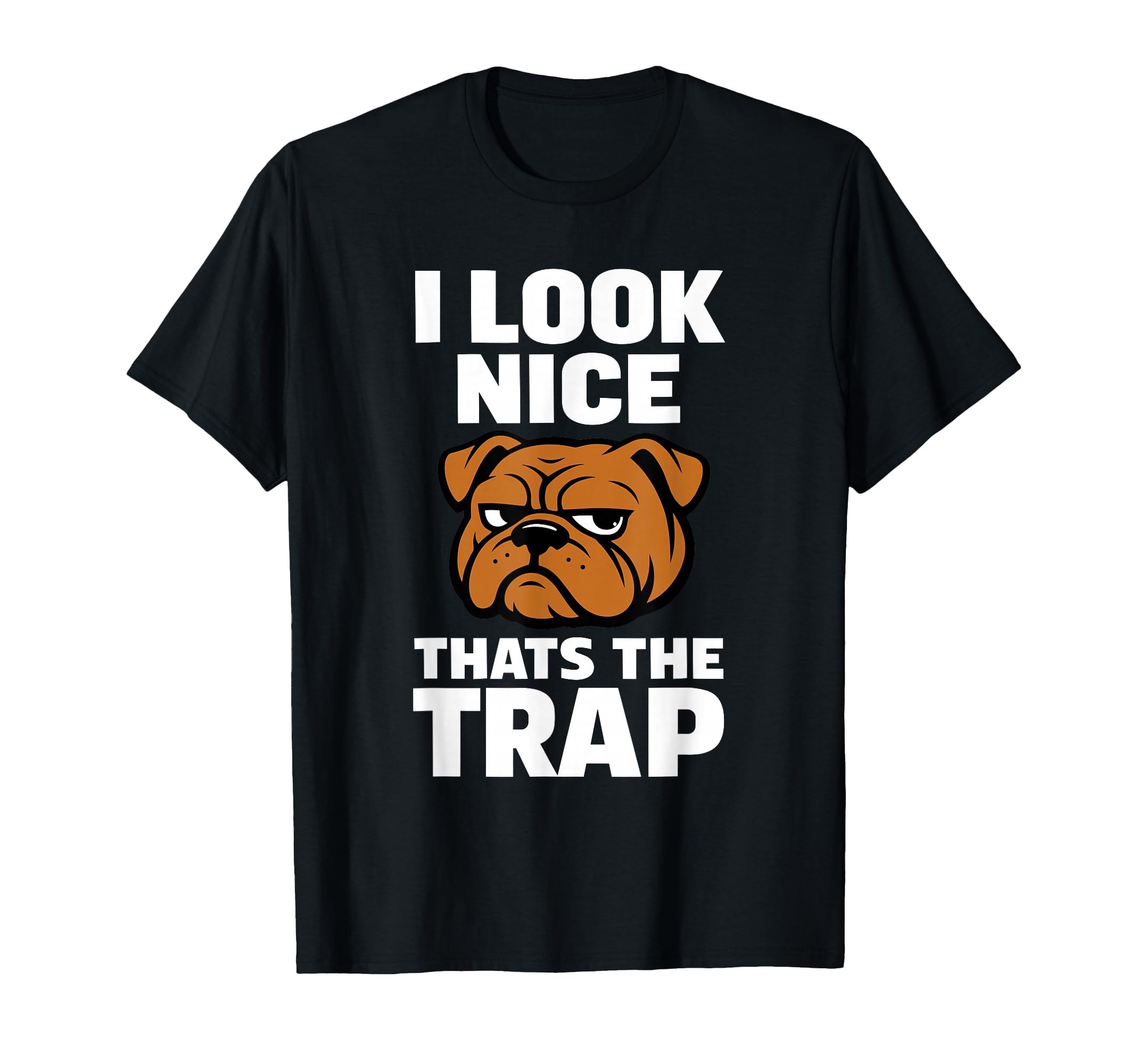 Funny Bulldog Grumpy Dog Antisocial T-Shirt - Aesthetic Graphic Unisex - T-Shirt, Sweatshirt, Hoodie