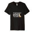 Therapy Dog Team Animal Support T-Shirt - Aesthetic Graphic for Adults - T-Shirt, Sweatshirt, Hoodie