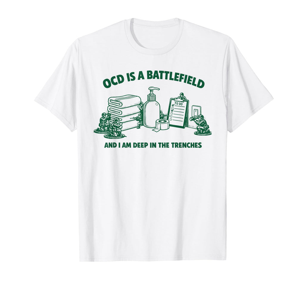 Mental Health Meme Im Deep Trenches T-Shirt - Graphic Print Unisex - T-Shirt, Sweatshirt, Hoodie