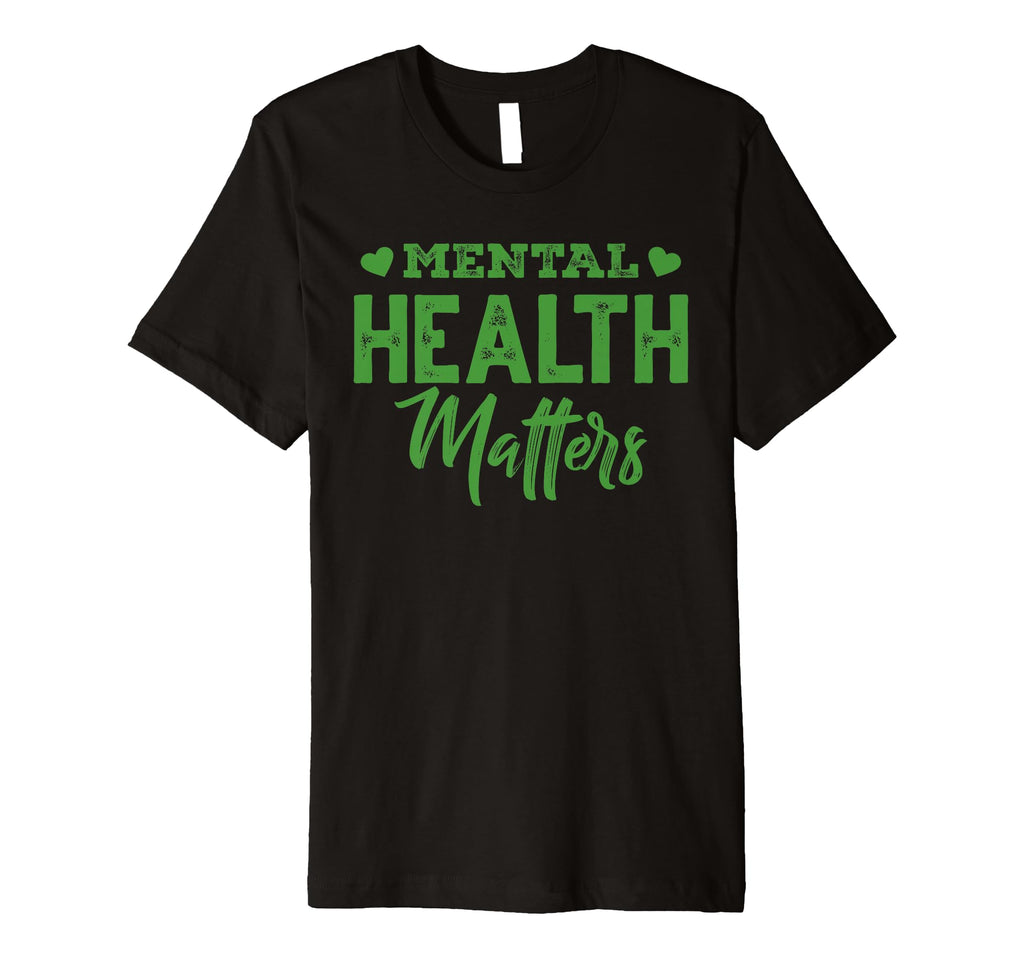 Green Ribbon Mental Health Awareness T-Shirt - Trendy Graphic for Adults - T-Shirt, Sweatshirt, Hoodie