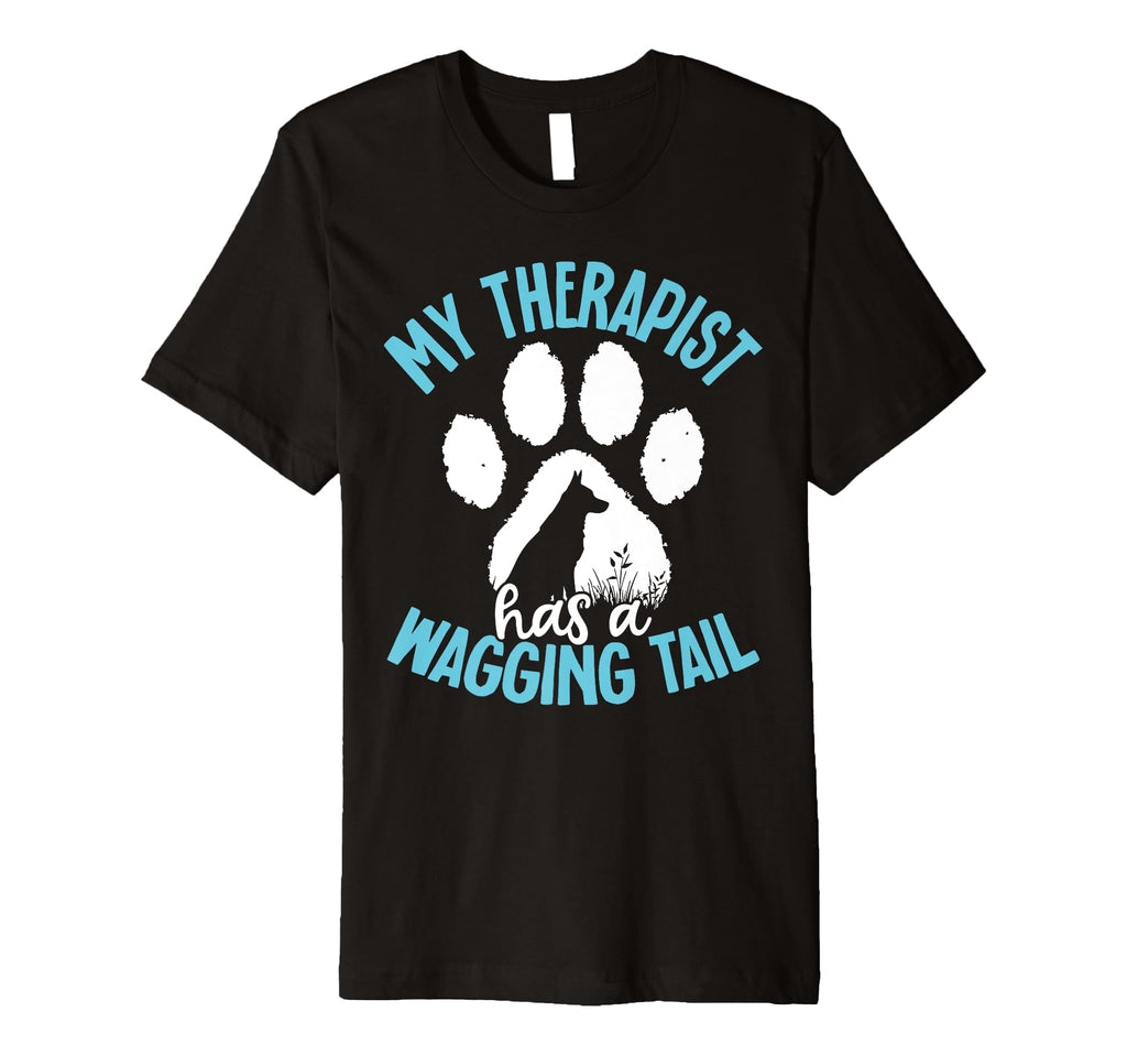 Therapy Service Dog Dog Owner T-Shirt - Casual Everyday Wear Men Women - T-Shirt, Sweatshirt, Hoodie
