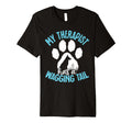 Therapy Service Dog Dog Owner T-Shirt - Casual Everyday Wear Men Women - T-Shirt, Sweatshirt, Hoodie