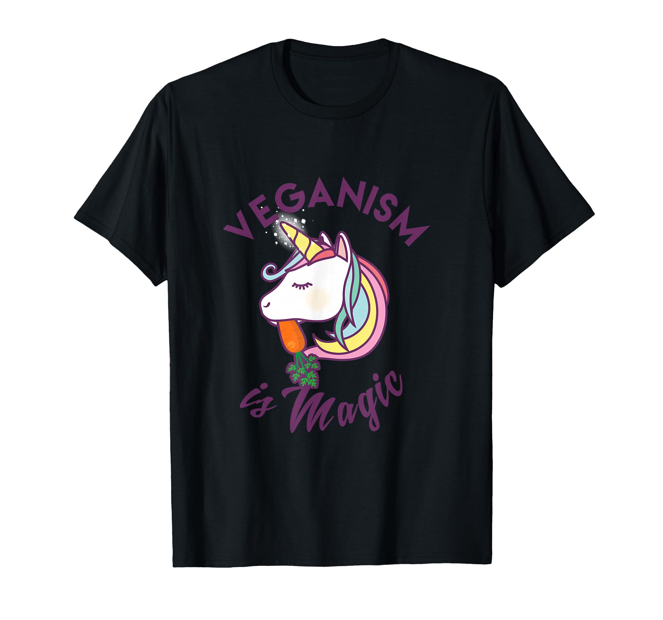 Veganism Is Magic Vegan Animals T-Shirt - Graphic Print for Adults - T-Shirt, Sweatshirt, Hoodie