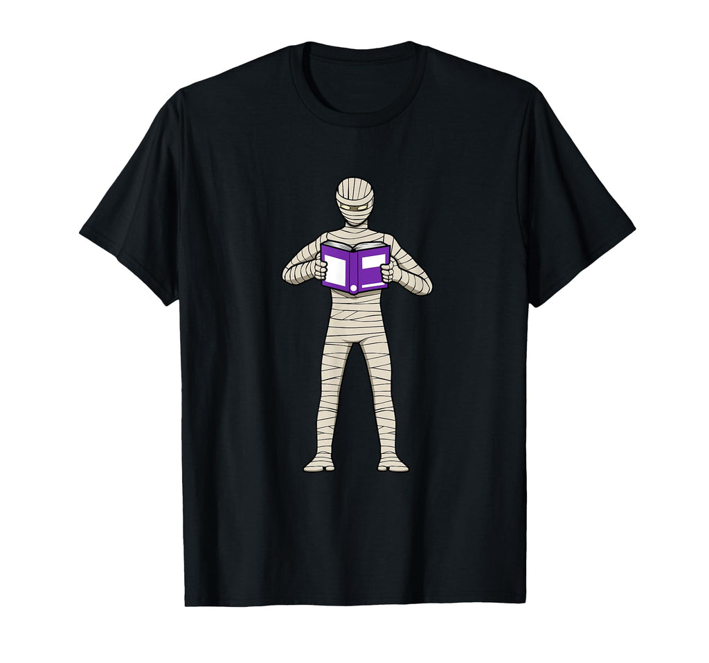 Mummy Reading Books Literature Student T-Shirt - Custom Art Print Men Women - T-Shirt, Sweatshirt, Hoodie