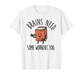 Bookman Brain Reading Books Bookworm T-Shirt - Casual Everyday Wear Unisex - T-Shirt, Sweatshirt, Hoodie