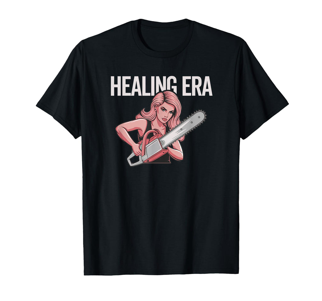 Healing Era Empowered Chainsaw T-Shirt - Custom Art Print for Adults - T-Shirt, Sweatshirt, Hoodie