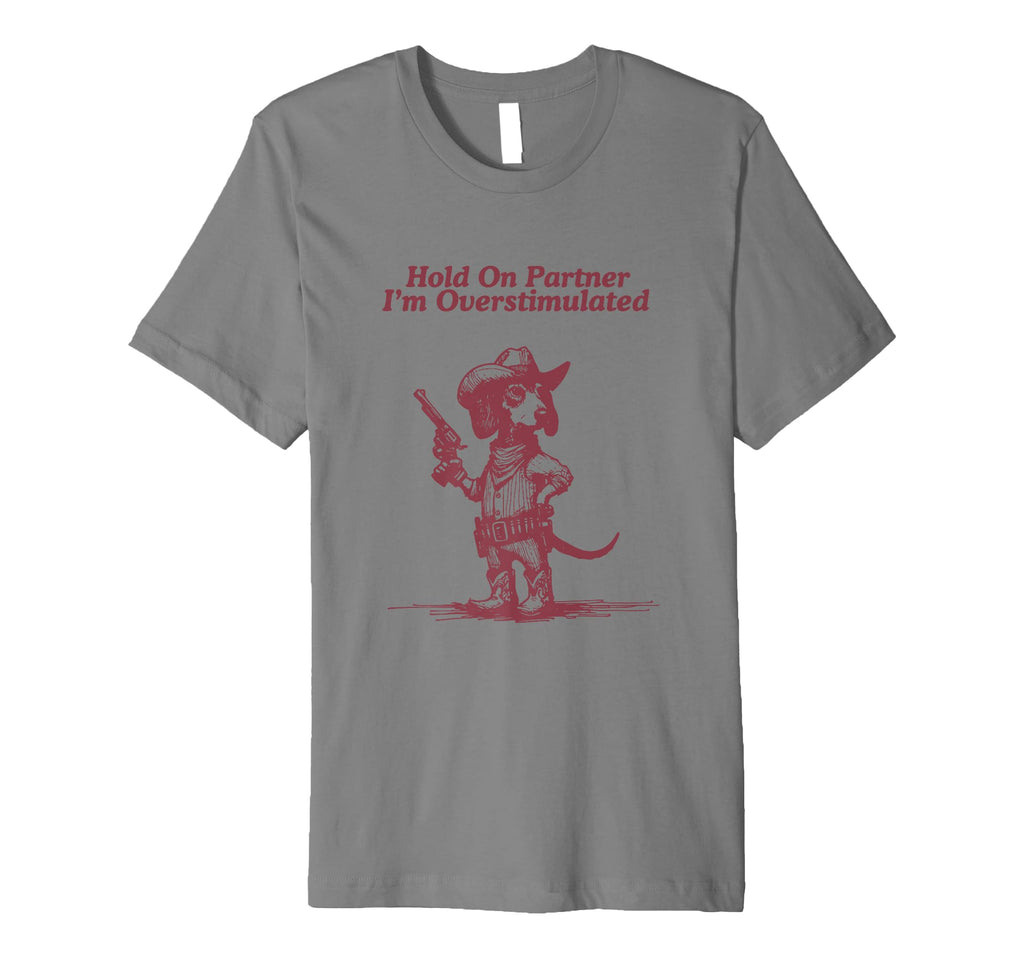 Dachshund Hold Partner Im T-Shirt - Aesthetic Graphic Unisex - T-Shirt, Sweatshirt, Hoodie