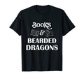 Books And Bearded Dragons T-Shirt - Novelty Apparel Men Women - T-Shirt, Sweatshirt, Hoodie