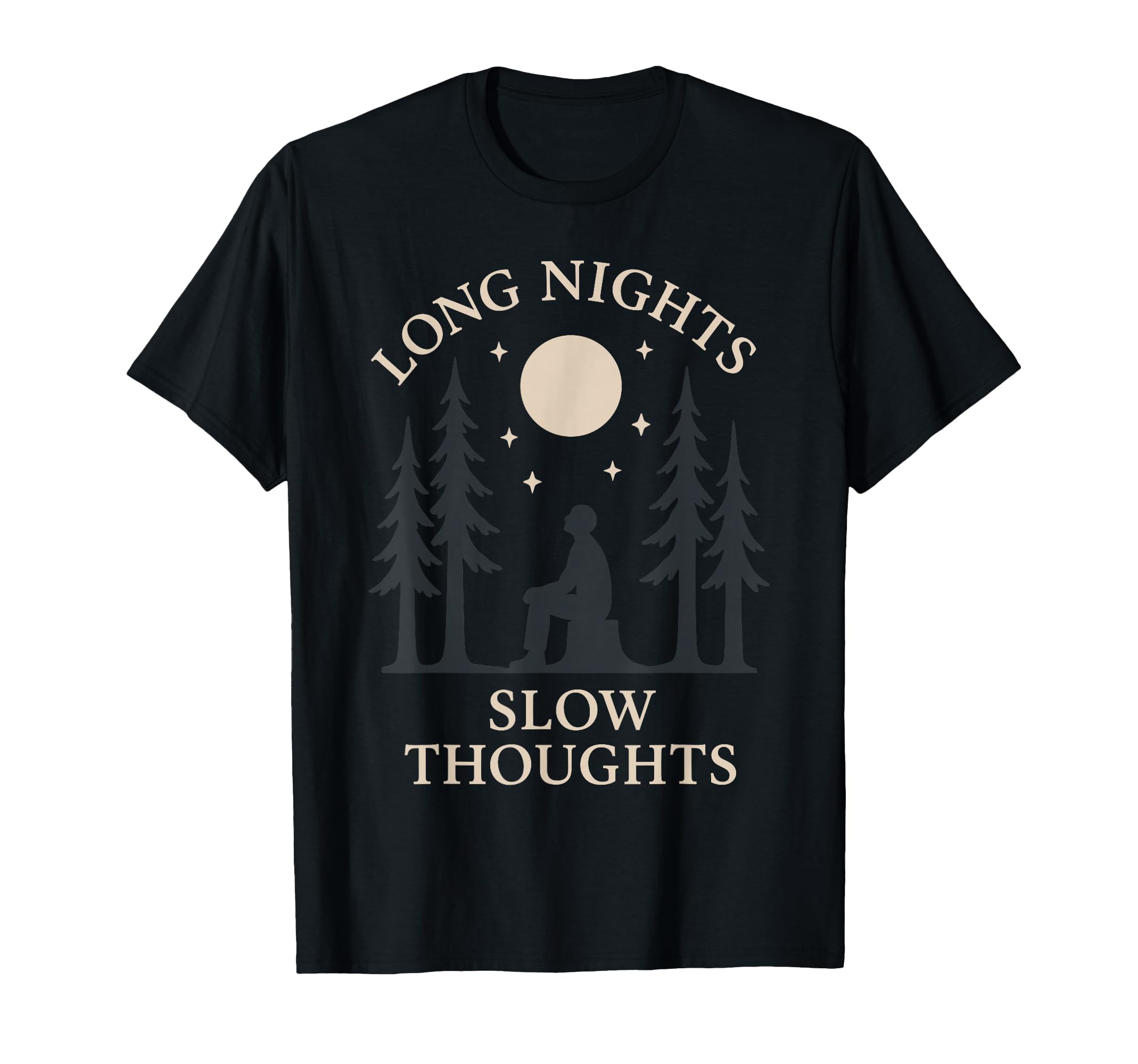 Forest Walk Overthinker Mental Reset Gift T-Shirt - Minimalist Print Unisex - T-Shirt, Sweatshirt, Hoodie
