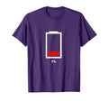 1 Low Battery T-Shirt - Trendy Graphic for Adults - T-Shirt, Sweatshirt, Hoodie