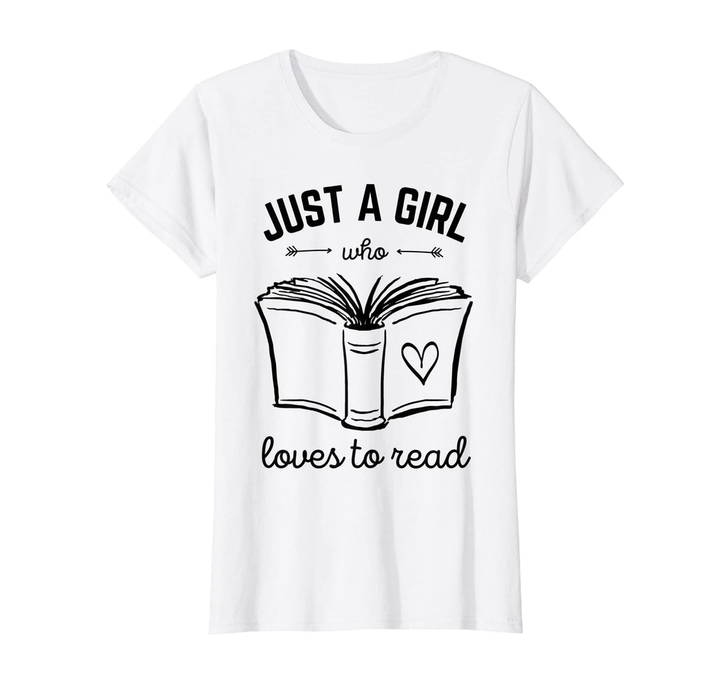 Womens Just Who Loves To Read Book Lover T-Shirt - Trendy Graphic Unisex - T-Shirt, Sweatshirt, Hoodie