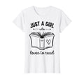 Womens Just Who Loves To Read Book Lover T-Shirt - Trendy Graphic Unisex - T-Shirt, Sweatshirt, Hoodie