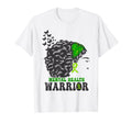Mental Health Warrior Messy Bun Afro T-Shirt - Unique Graphic Men Women - T-Shirt, Sweatshirt, Hoodie