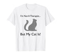 Therapy Cat Cat Therapist Feline T-Shirt - Minimalist Print for Adults - T-Shirt, Sweatshirt, Hoodie