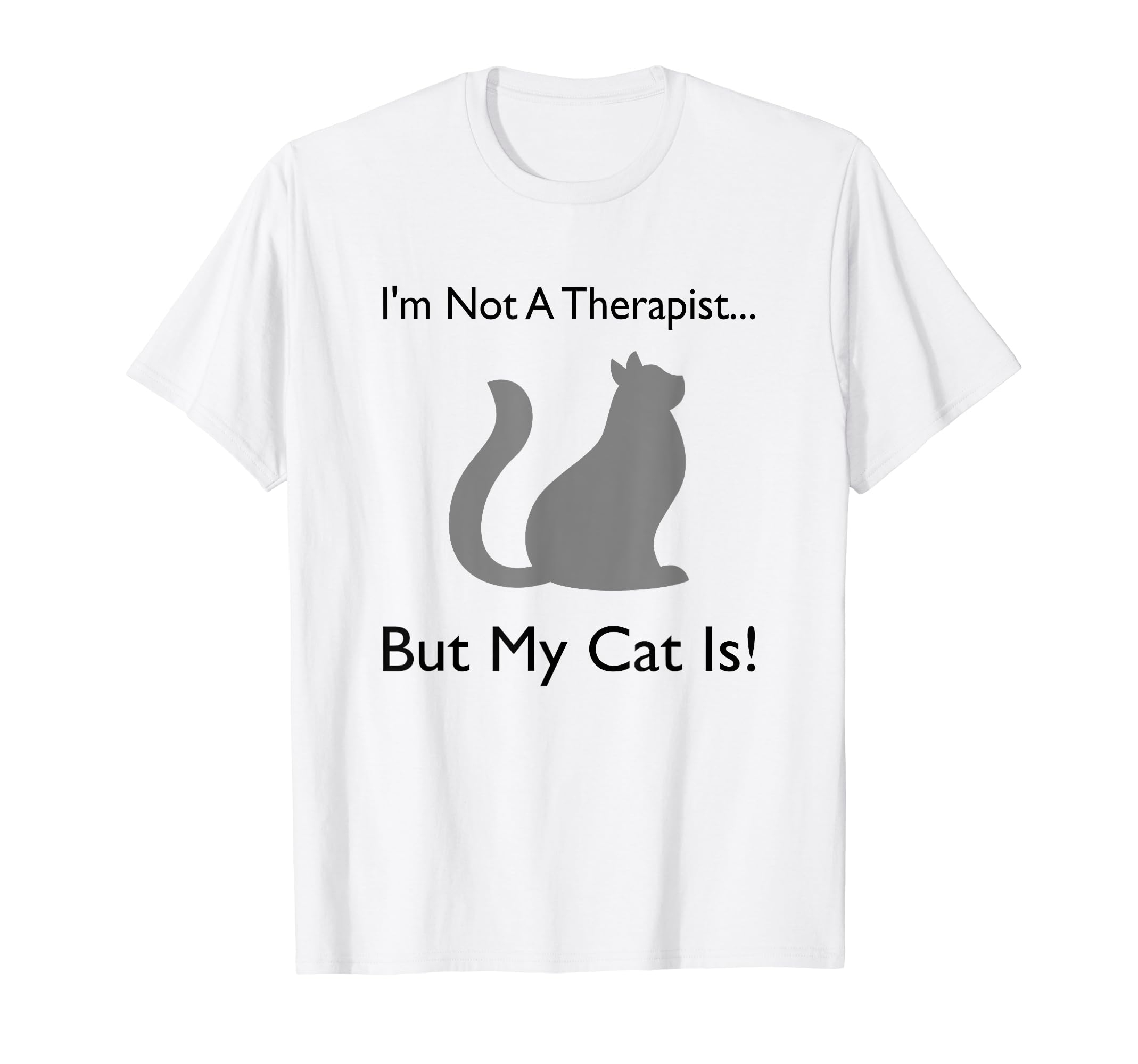Therapy Cat Cat Therapist Feline T-Shirt - Minimalist Print for Adults - T-Shirt, Sweatshirt, Hoodie