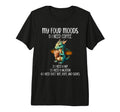 My Four Moods I Need Coffee I T-Shirt - Casual Everyday Wear Men Women - T-Shirt, Sweatshirt, Hoodie