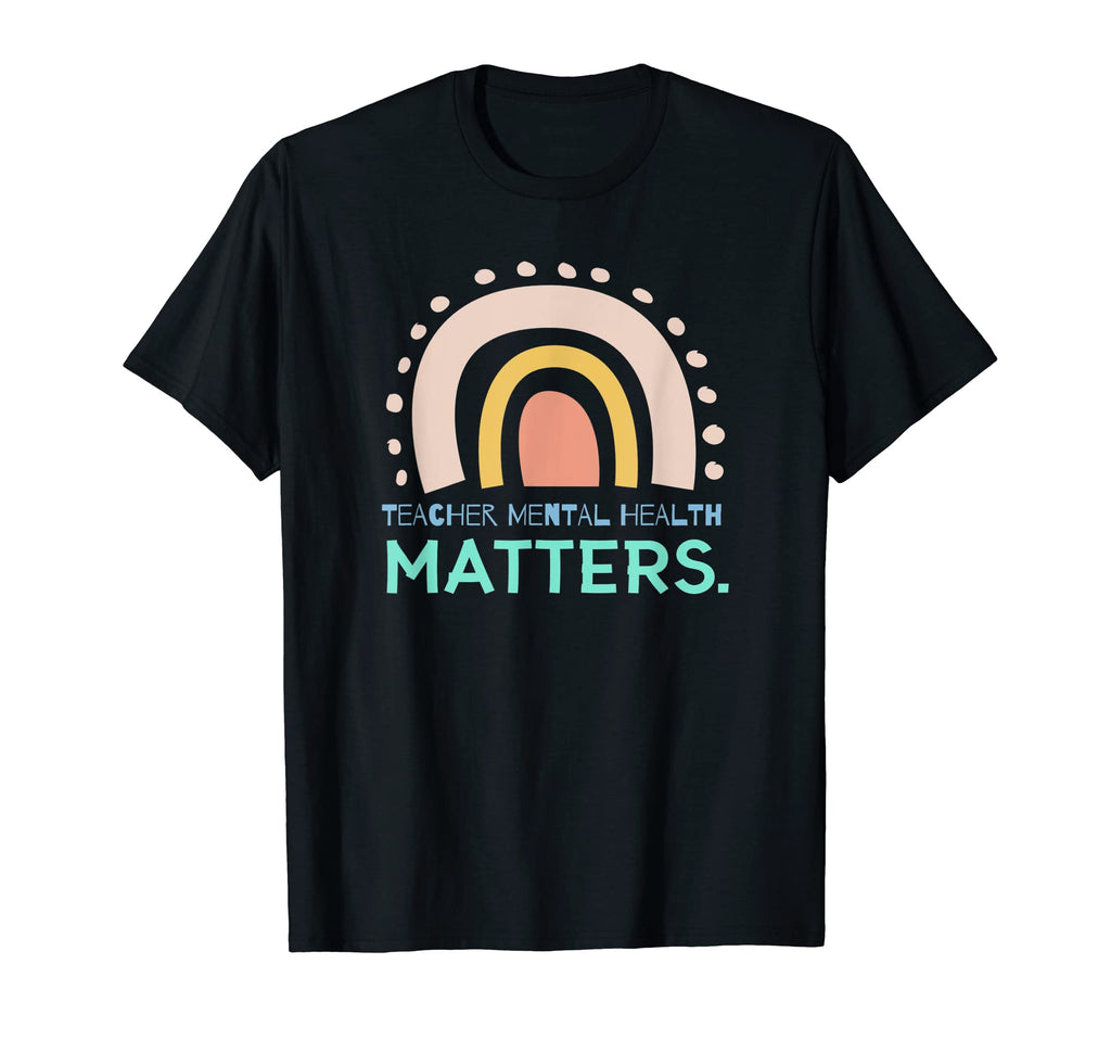 Teacher Mental Health Awareness T-Shirt - Aesthetic Graphic for Adults - T-Shirt, Sweatshirt, Hoodie