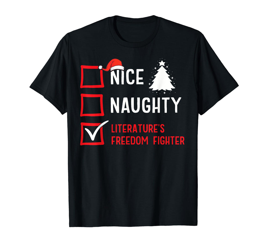 Nice Naughty Literatures Freedom Fighter T-Shirt - Trendy Graphic Unisex - T-Shirt, Sweatshirt, Hoodie