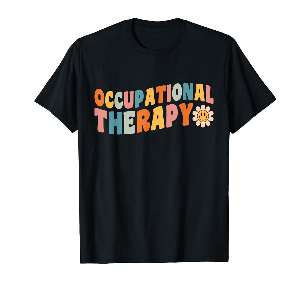Occupational Therapy Groovy T-Shirt - Trendy Graphic Men Women - T-Shirt, Sweatshirt, Hoodie