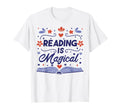 Reading Is Magical Book Lover Bookworm T-Shirt - Novelty Apparel Men Women - T-Shirt, Sweatshirt, Hoodie