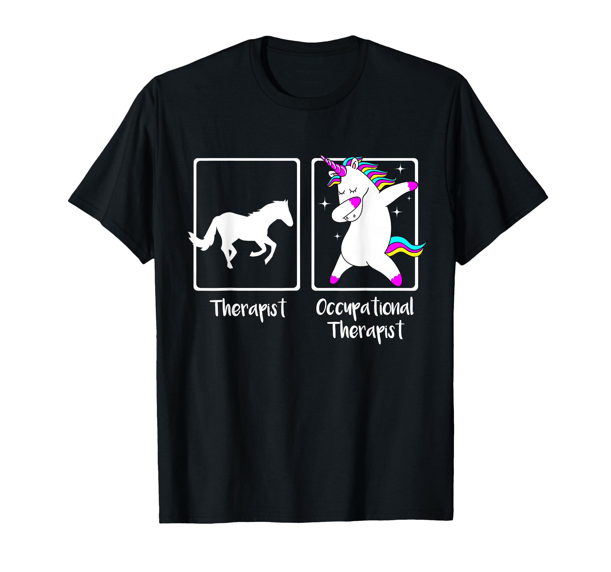 Dabbing Unicorn Occupational T-Shirt - Aesthetic Graphic for Adults - T-Shirt, Sweatshirt, Hoodie