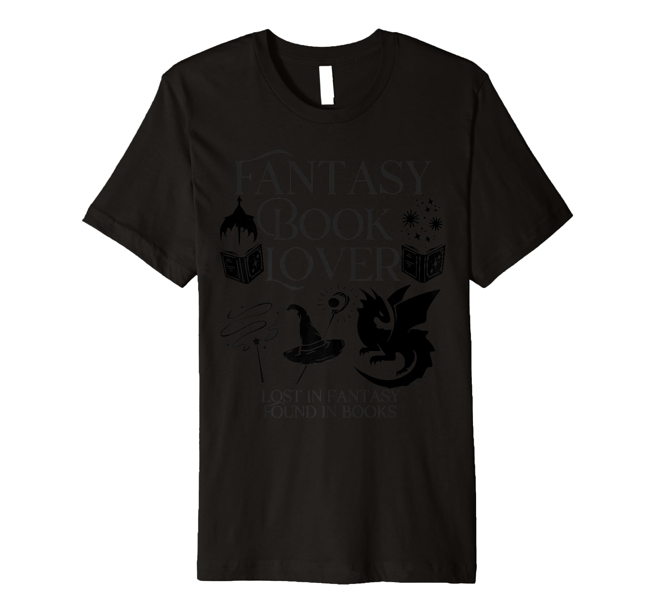 Fantasy Book Lover Dragons And Magic T-Shirt - Streetwear Style for Adults - T-Shirt, Sweatshirt, Hoodie
