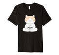 Zen Cat Meditation Art Yoga And T-Shirt - Minimalist Print for Adults - T-Shirt, Sweatshirt, Hoodie