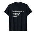 Shakespeare Dickens Austen Twain T-Shirt - Trendy Graphic Men Women - T-Shirt, Sweatshirt, Hoodie