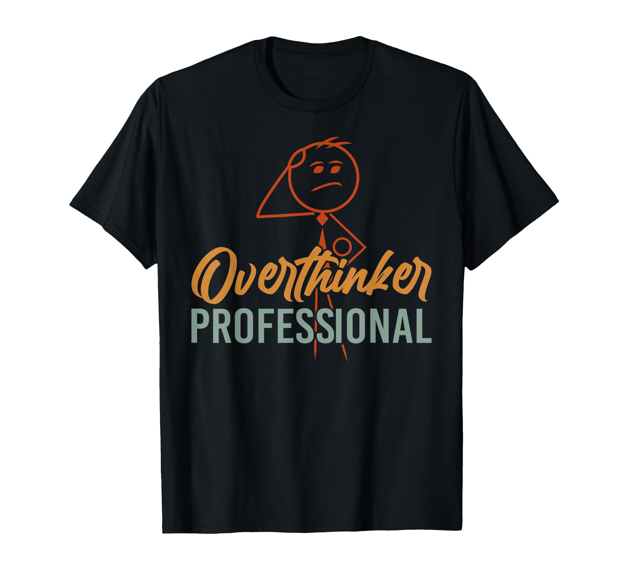 Funny Overthinker Anxious Introvert Anxiety Hoodie - Unique Graphic Unisex - T-Shirt, Sweatshirt, Hoodie