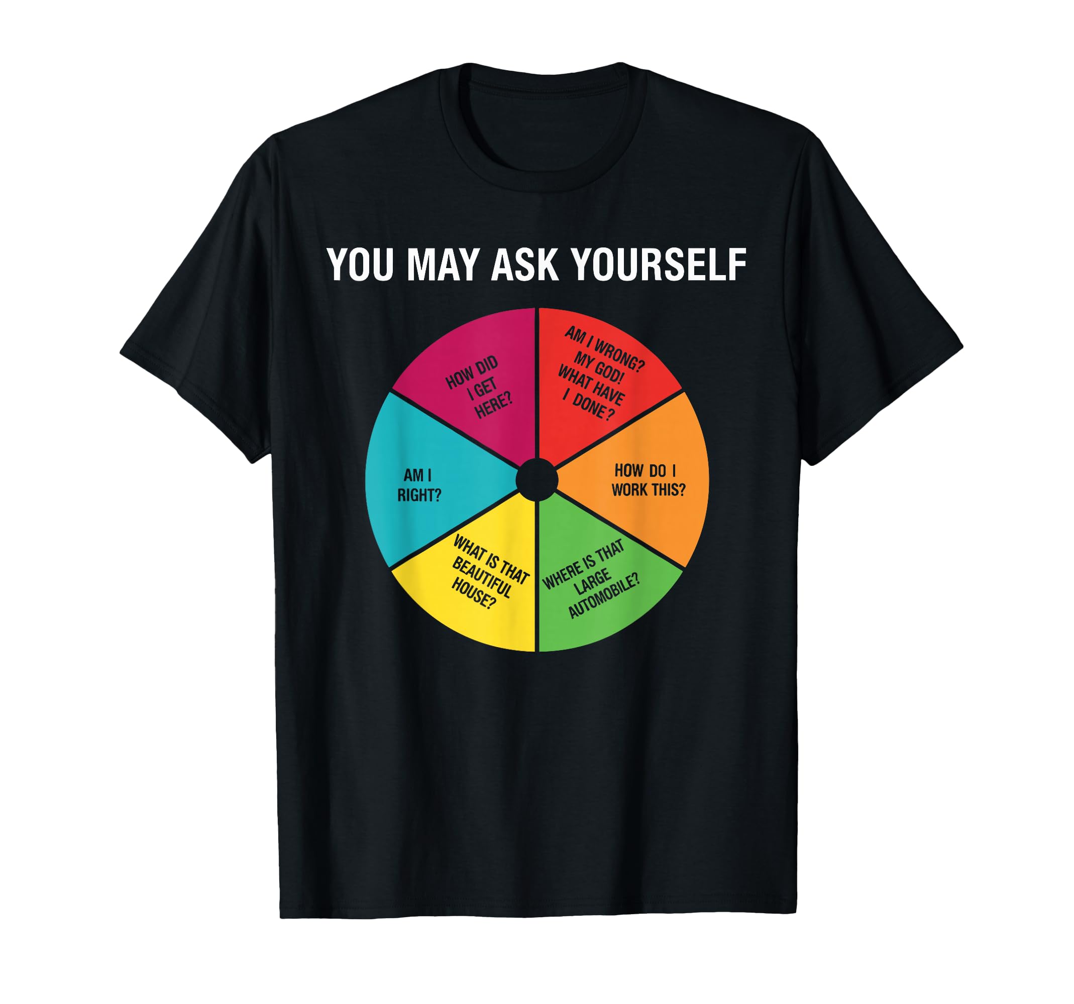 90S You May Ask Yourself T-Shirt - Minimalist Print Men Women - T-Shirt, Sweatshirt, Hoodie