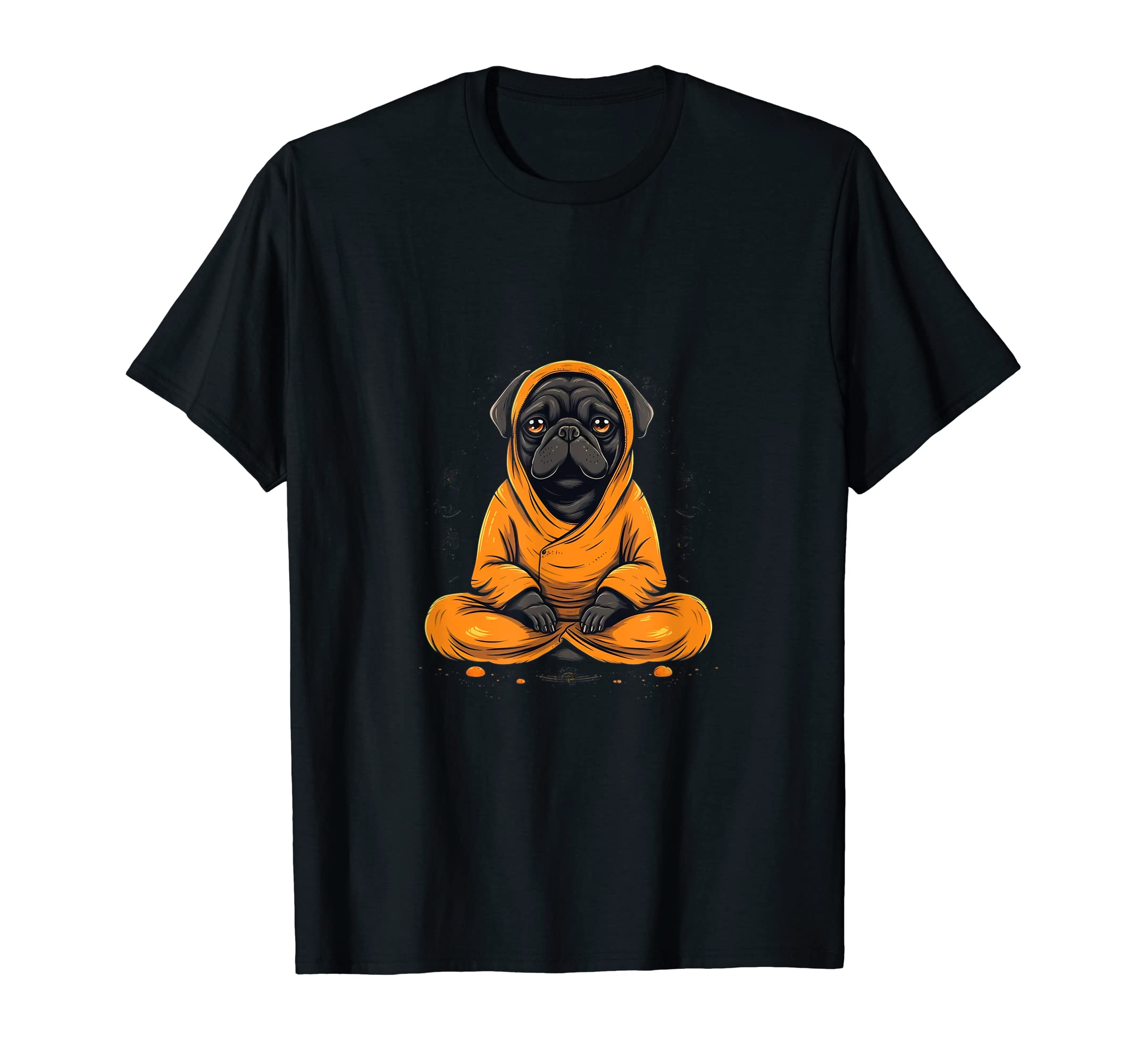 Yoga Pug Meditation Zen Namaste T-Shirt - Fun Novelty Design Men Women - T-Shirt, Sweatshirt, Hoodie