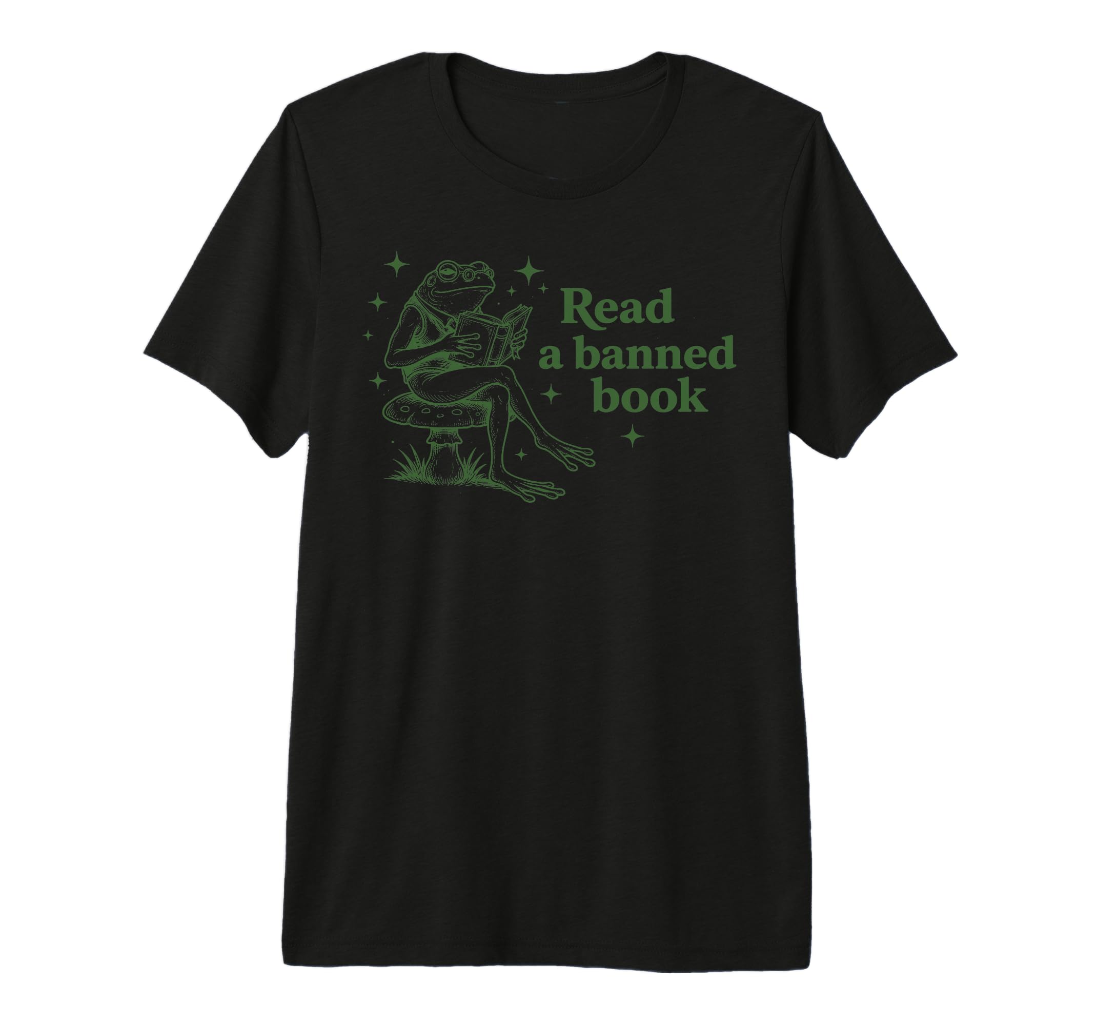 Read Banned Book Frog Reading Book Nerd T-Shirt - Unique Graphic Men Women - T-Shirt, Sweatshirt, Hoodie