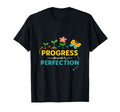 Progress Over Perfection Colorful T-Shirt - Trendy Graphic for Adults - T-Shirt, Sweatshirt, Hoodie