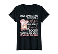 Womens Books Coffee And Cats Book T-Shirt - Casual Everyday Wear Unisex - T-Shirt, Sweatshirt, Hoodie