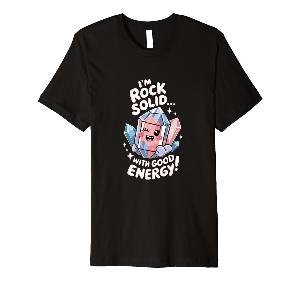 Healing Stone Crystals Energy Spiritual T-Shirt - Unique Graphic Unisex - T-Shirt, Sweatshirt, Hoodie